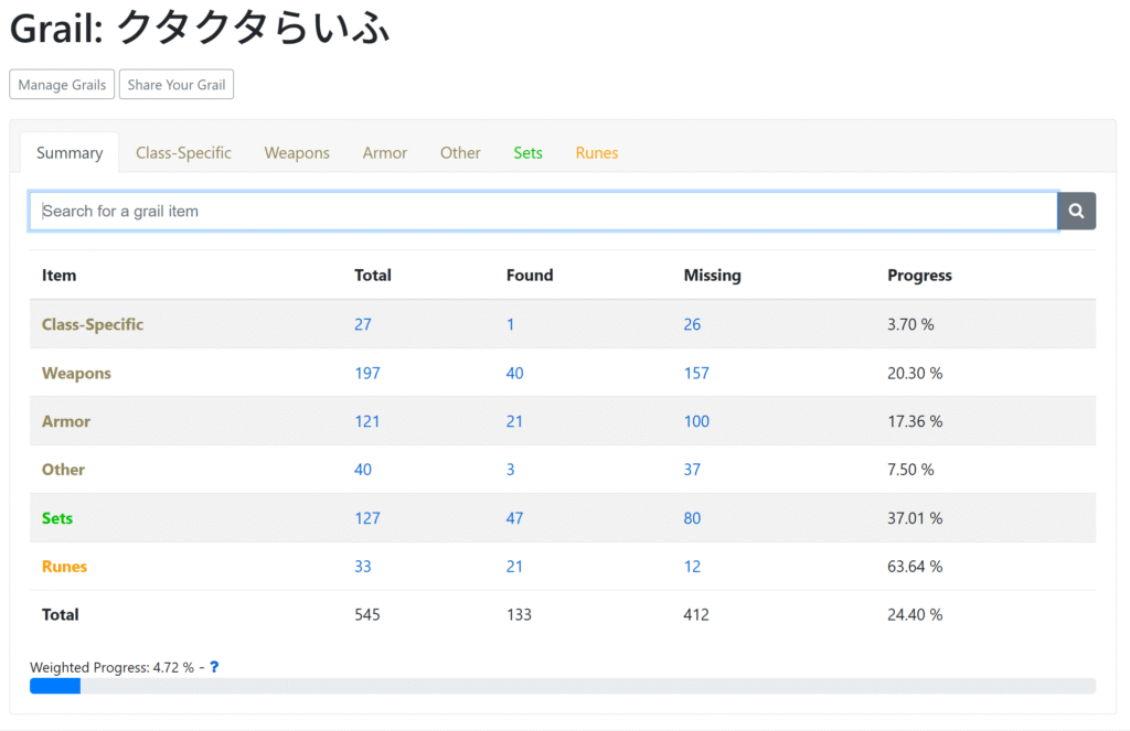 『Holy Grail』進捗#014